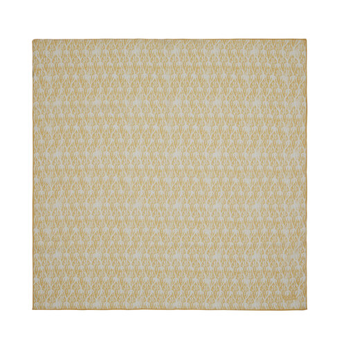 Cream Yellow Snowdrop Cotton Scarf