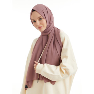 Dolce Dry Rose Viscose Hijab - Thumbnail