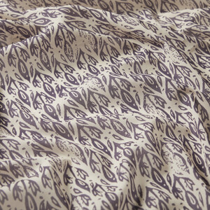 Fig Purple Snowdrop Cotton Scarf - Thumbnail