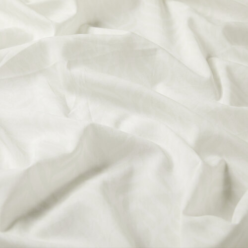 Ice White Tropic Leaf Cotton scarf